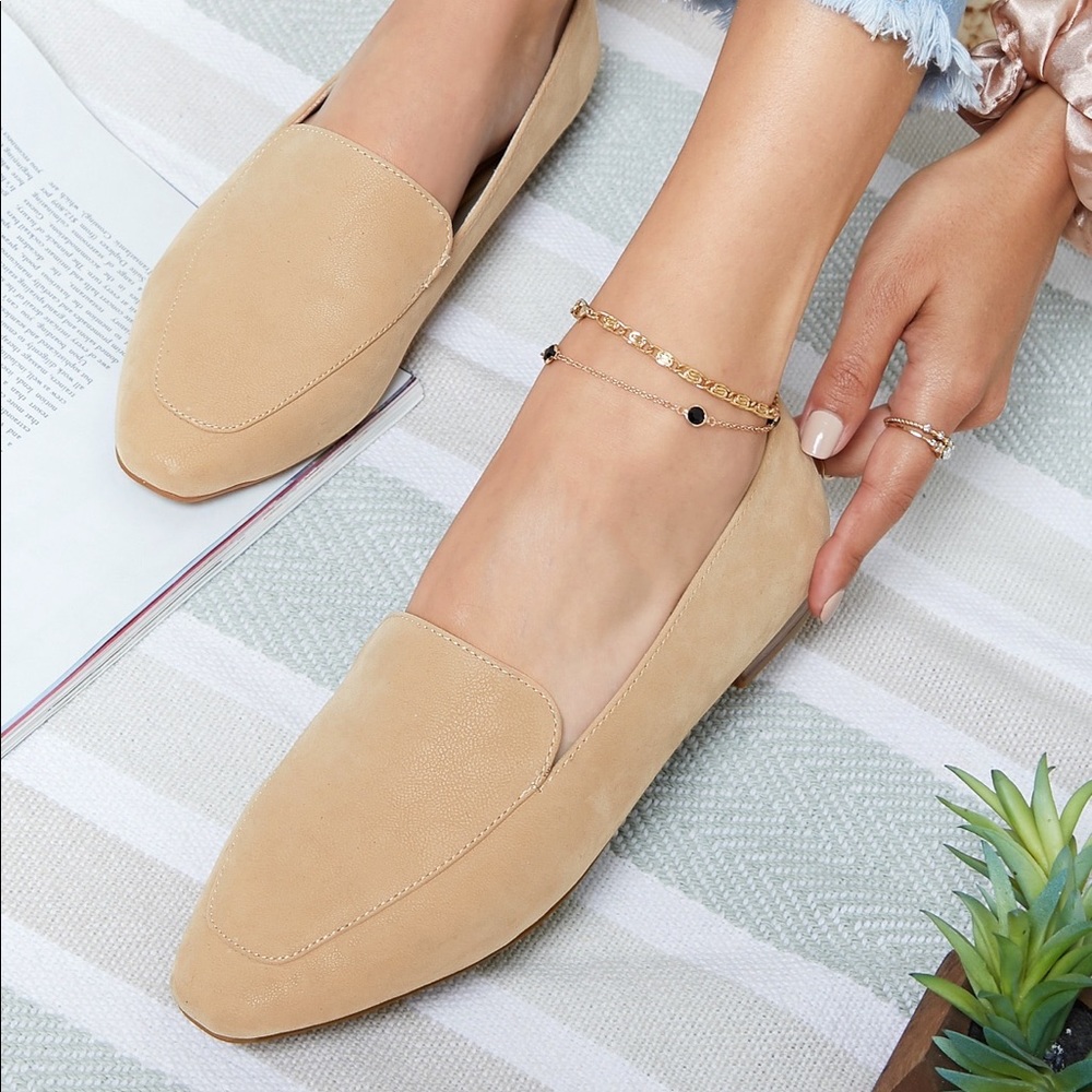 Faux Nubuck Slip-On Loafers from Shein